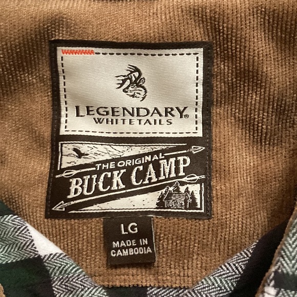 Legendary Whitetails button down flannel shirt - Picture 2 of 3